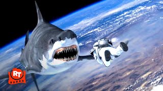 Sharknado 3 Oh Hell No 2015  Sharks in Space Scene  Movieclips [upl. by Oironoh850]