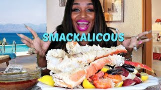 Seafood Boil mukbang [upl. by Eatnoj]