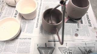 Glazing  dipping  Clay Craft Malaysia [upl. by Connelly450]