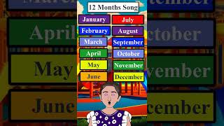 📅Song about 12 Months kidssong 📅January February March April May June July August September [upl. by Ocsecnarf843]