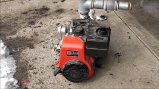 30 Horsepower Tecumseh H30 Side shaft Engine Carburetor Cleaning and ADJUSTMENT Procedure [upl. by Rebma]