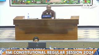 Day 3 45th Constitutional Regular Session 2024 [upl. by Aniahs]