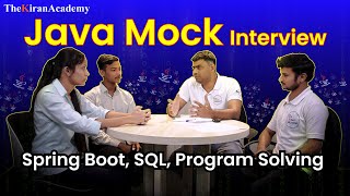 One Of The Best Mock Interviews For Freshers  Java Interview Question  Core amp Advance  Kiran Sir [upl. by Mandal]