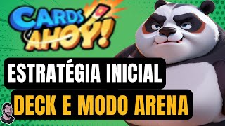 O MELHOR DECK NO CARDS AHOY PARA INICIANTES MODO ARENA CHEGANDO ROI REALISTA QUANTO GANHEI [upl. by Ittam]