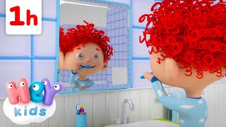 Its Time to Wake Up  Brush Your Teeth Song for Kids  HeyKids Nursery Rhymes [upl. by Bathsheba]