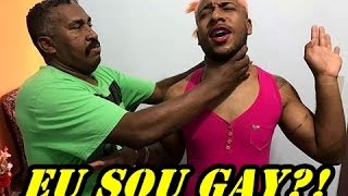 TROLLEI MEU PAI DIZENDO QUE SOU GAY  PAI DA ZUEIRA [upl. by Jaal503]