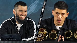 Artur Beterbiev vs Dmitry Bivol • Final Press Conference amp Face Off Video [upl. by Jarrad5]