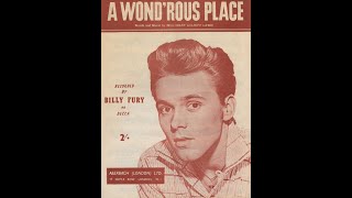 WONDROOS PLACE  BILLY FURY  guitar cover by JcP [upl. by Meece]