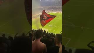 Il gol di Matteo Gabbia sotto la Curva sud Milano in Milan 2  Inter 1 il 22 settembre 2024 [upl. by Assetan481]