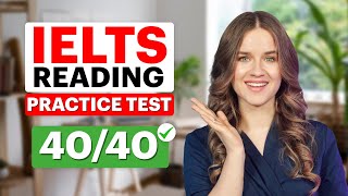 IELTS Reading Practice Test with Answers Question Types  Strategies  Get 4040 on IELTS READING [upl. by Kenway]