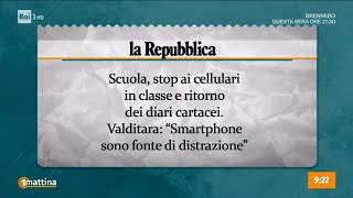 Stop ai telefonini agli under 14  Unomattina 16092024 [upl. by Yerffoeg]