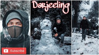 Snowfall in DarjeelingRandom vlog 3rd Mile DarjeelingCinematic vlogs [upl. by Watkins]