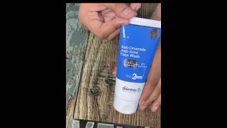 Derma co salicinamide AntiAcne Facewash  skincare shamanoorremedies [upl. by Lebatsirc408]