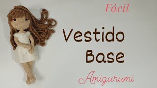 VESTIDO DA BONECA MELISSA  Amigurumi [upl. by Aikat]