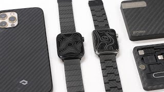 Pitaka Carbon Fiber Apple Watch Brand amp Case  Best iPhone Accessories [upl. by Urd]