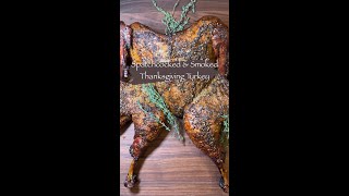 Yoder Smokers YS640 Brined amp Smoked Spatchcock Thanksgiving Turkey [upl. by Anyt]