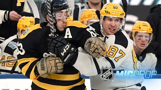 Marchand Crosby Micd Up for 2023 Winter Classic  NHL Mic Drop [upl. by Jangro]