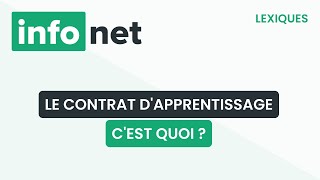 Le contrat dapprentissage cest quoi  définition lexique tuto explication [upl. by Jaret57]