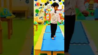 I Like To Move It Move It🤔Enjoying the ramp walk shorts cute baby kids video [upl. by Chiou]