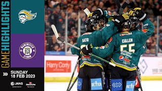 HIGHLIGHTS Stena Line Belfast Giants vs Manchester Storm [upl. by Aienahs]