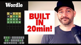 Build Wordle in 20min with Reactjs [upl. by Dera824]