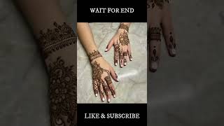 New Simple Mehndi Designs For HandBeautiful Back Hand Mehndi DesignStunning Mehndi Design shorts [upl. by Weeks]