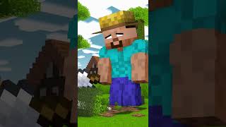 Respect Herobrine  He will save your life shorts shortvideo minecraft animtion [upl. by Ydnem]