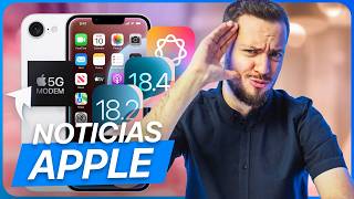 Lanzamiento iOS 182 y avance de iOS 184 última hora iPhone SE 4 problemas para Apple y más [upl. by Nosmoht]