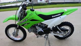 2299 2018 Kawasaki KLX110 Dirt Bike Overview and Review [upl. by Eive254]