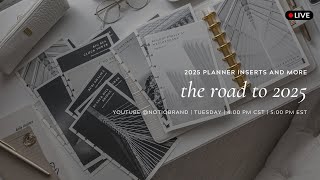 The Road to 2025 NOTIQ Planner Inserts amp Refills [upl. by Joseph]