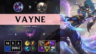 Vayne Top vs Pantheon  EUW Master Patch 1414 [upl. by Kalle]