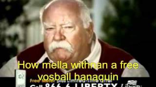 Wilford Brimley Commercial reversed Part II [upl. by Amluz]