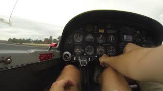 Diamond DA20  Checklist amp Takeoff [upl. by Eidarb868]