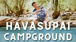 The Havasupai Campground What Youll Find at Havasu Falls [upl. by Yarw893]