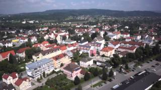 Stadt Simbach am Inn aus der Vogelperspektive [upl. by Nirrad]