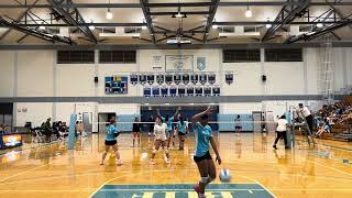 Kealakehe vs Honokaa Girls volleyball varsity set 2 09042024 [upl. by Zamora]