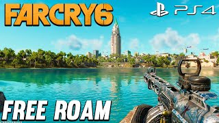 Far Cry 6 PS4 Slim Free Roam Gameplay Exploration and Combat [upl. by Keen]