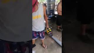 VizTëch Inverter Welding Machine Video test by sir Rotelo Jurada [upl. by Ahsitan]