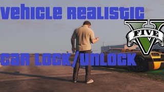 GTA V  Vehicle Remote Central Locking 11 [upl. by Atekal]