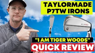 TaylorMade P7TW Tiger Woods Irons  I am Tiger Woods  One Cool Golf Club [upl. by Yruj]