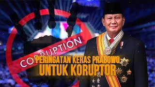 Peringatan Keras Prabowo Untuk Koruptor  Kabar Petang tvOne [upl. by Templas]