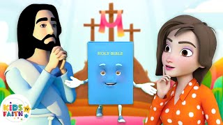 Easter Bible Songs  Stories of Jesus  Kids Faith TV [upl. by Olwen]