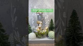 Schnelle Weihnachtsdeko im Glasbasteln weihnachten christmas xmas diy diyprojects [upl. by Manton]