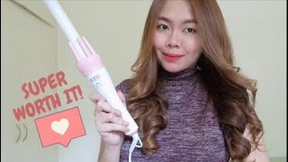 HOW TO USE THE VIVID AND VOGUE AUTOMATIC HAIR CURLER SUPER EASY  Philippines [upl. by Vladimar]