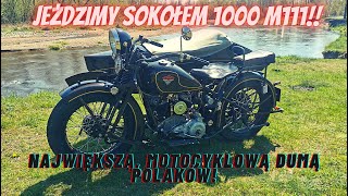 Polska motocyklowa duma  Sokół 1000 M111  odpalamy jeździmy i rozmawiamy o jego historii [upl. by Icnarf12]