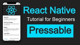 React Native tutorial 33 Pressable  Long press [upl. by Hebel]