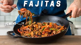 Easy Weeknight Steak Fajitas  WEEKNIGHTING [upl. by Pandich]