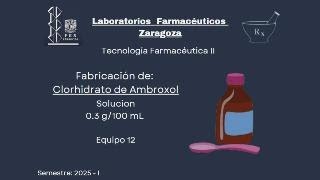 Eq12Clorhidrato de AmbroxolTII [upl. by Jandel]