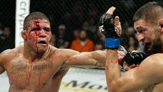 The Most Intense Fight of Kamzat Chimaev Vs Gilbert Burns In History shortsfeed ufc viral mma [upl. by Nedyarb]