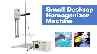 How To Use ZSJ300 Small Desktop Homogenizer Machine [upl. by Ahilam]